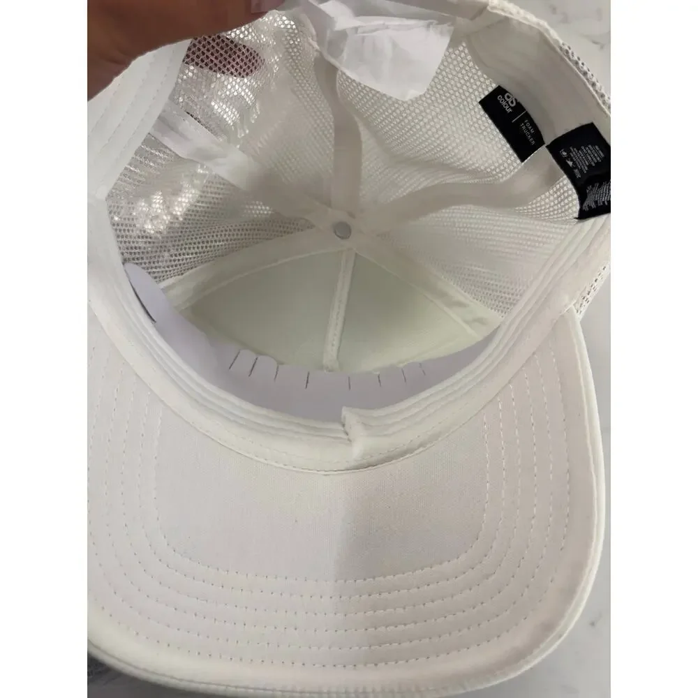 Warhorse Hat Mens OS White Trucker Cap Mesh Snapback Chess Knight Embroidery NEW